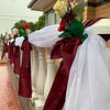 Satin Sash - Burgundy