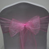 Organza Sash - Hot Pink