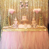 Table Skirting - tulle Pink